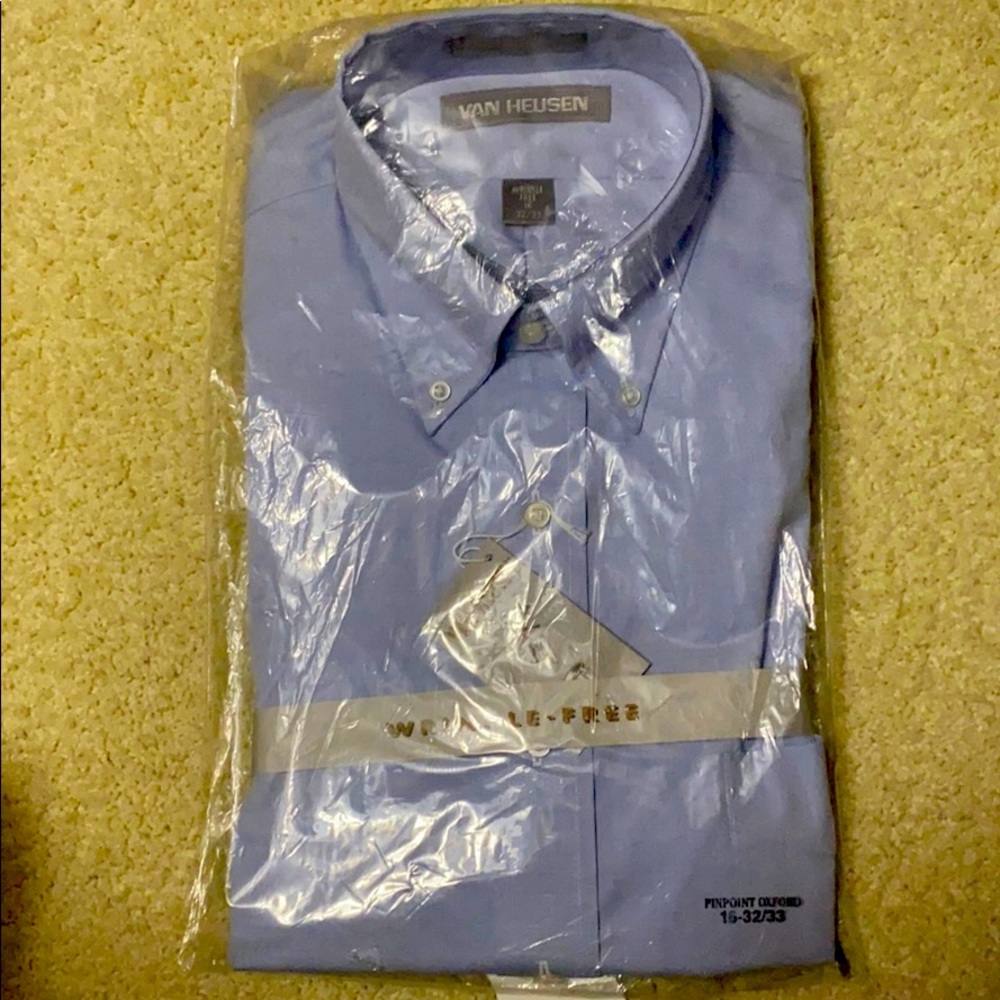 New Wrinkle Free Men’s Dress Shirt 16 32/33